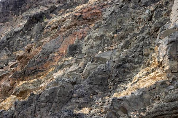 Farben Und Strukturen Der Felsen Landesinneren Die Strand Von Pena — Stockfoto