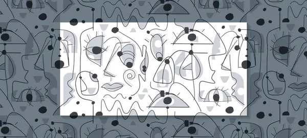 Εικόνα Απλό Σχέδιο Γεωμετρικό Σχήμα Doodle Τέχνη Αφηρημένη Γραφιστική Σχεδίαση — Διανυσματικό Αρχείο