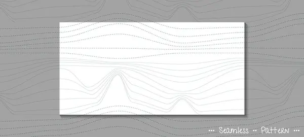 Ілюстрація Простої Хвильової Лінії Візерунок Геометрична Форма Абстрактний Графічний Дизайн Ліцензійні Стокові Вектори