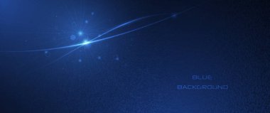 Vector soyut dinamik geometrik şekil, dalga akış çizgisi, ışık efekti ve duvar kağıdı için mavi gradyan rengi, şablon afişi. Fütürist arkaplan için modern grafik tasarımı