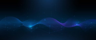 Vektör dijital veri, molekül arkaplan. Big Data, yüksek teknoloji, ışık çizgisi tasarımı. İllüstrasyon modern ağ veri sistemi, siber alan, iletişim interneti, geleceksel bağlantı kavramı