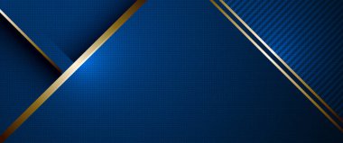 Vektör soyut ışık altın etkisi, akış çizgisi, hareket deseni ve lüks duvar kağıdı için mavi gradyan rengi, şablon afişi, fütüristik arkaplan. Boşluklu modern grafik tasarımı