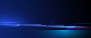 Vektör soyut neon ışığı, uzayla desen çizgisi. Mor, mavi, yeşil ve değişken renk arkaplanı. Pankart için resimli grafik tasarımı, duvar kağıdı arka planı. Enerji dijital teknolojisi konsepti