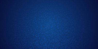 Soyut ızgara piksel desen arkaplanı. Kare, geometrik mozaik, koyu mavi desenli vektör illüstrasyon elemanı. Dijital veri ve teknoloji fütüristik arkaplan için grafik tasarımı