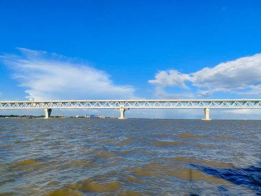 The Padma Multipurpose Bridge - a multipurpose railroad bridge constructed across the Padma River in Bangladesh.