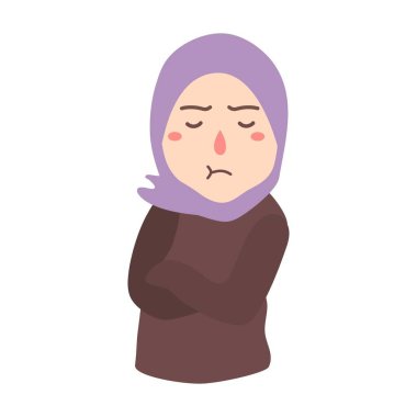 Akli dengesi bozuk bir kadın.