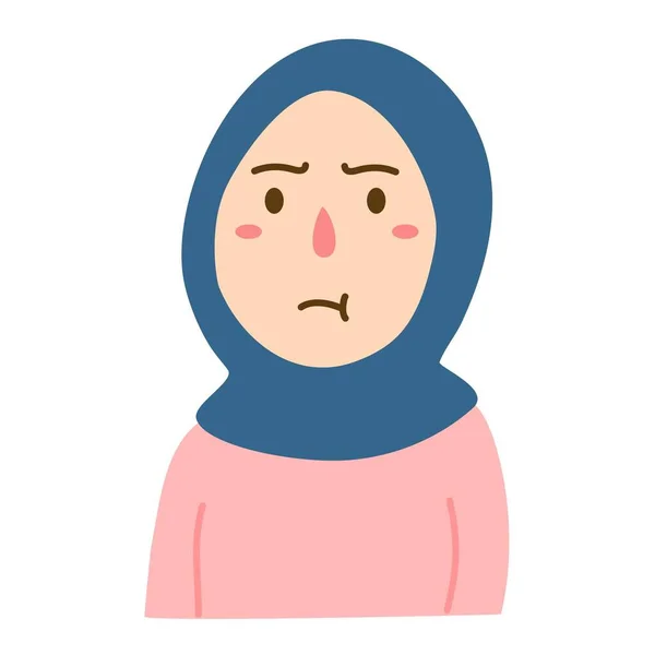 Disappointed Woman Concept Illustration — Stock Vector