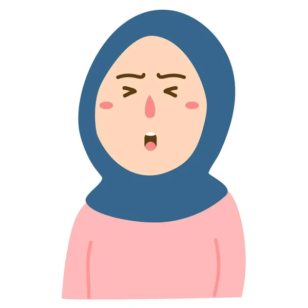 Sad Woman Concept Illustration — Stock Vector