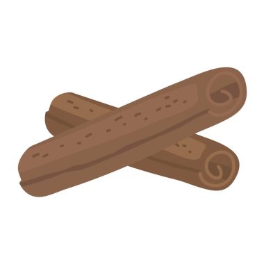 El çizimi tarçın çubukları çizimi