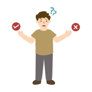 Elle çizilmiş insanlar soru soruyorlar.