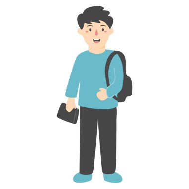 Çeşitli modern öğrenciler mutlu genç insanlar.