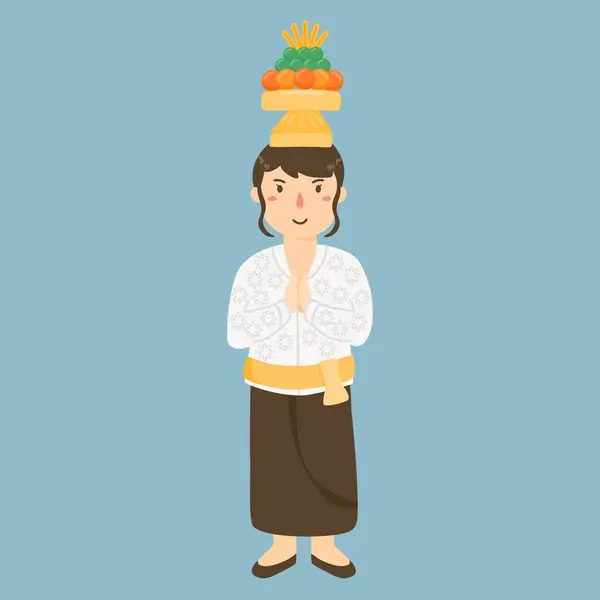 Stock vector selamat hari raya nyepi illustration