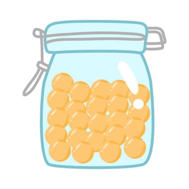 Bayram resmi için kavanozda atıştırmalık