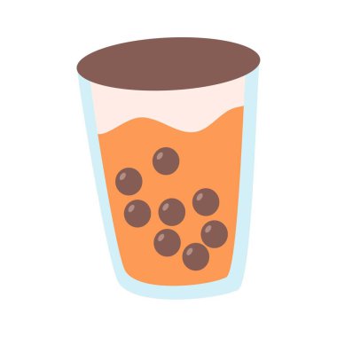 Tayvan bobası farklı aromalı içecekler.