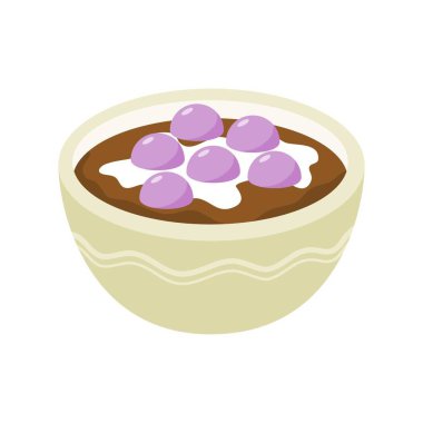 biji salak ubi ungu veya bubur telur naga