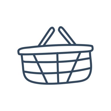 Alışveriş simgesi tasarımı karalama çizimi