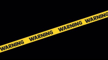 Suç mahalli animasyonunu geçti. Uyarı bantları, sarı çizgili barikat bantları, kısıtlama ya da uyarı hissi yaratıyor. Güvenlik uyarıları, inşaat alanları, kısıtlı alanlar ve güvenlik görselleri için ideal