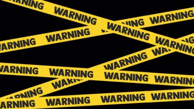 Sarı çizgili barikat şeritlerinin dinamik 4K animasyonu bir kısıtlama ya da ihtiyat hissi yaratıyor. Güvenlik uyarıları, inşaat alanları, kısıtlı alanlar ve güvenlik görselleri için ideal