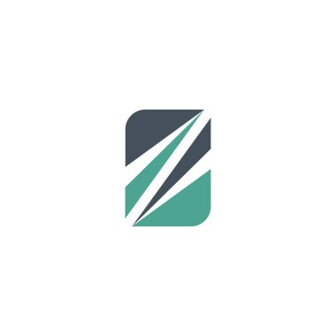 logo z harfi simge vektör tasarım ögesi