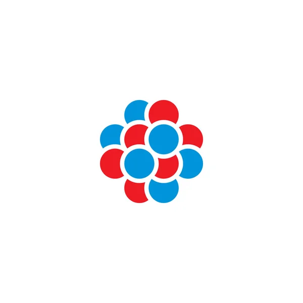 原子分子のロゴアイコンベクトルのデザイン — ストックベクタ