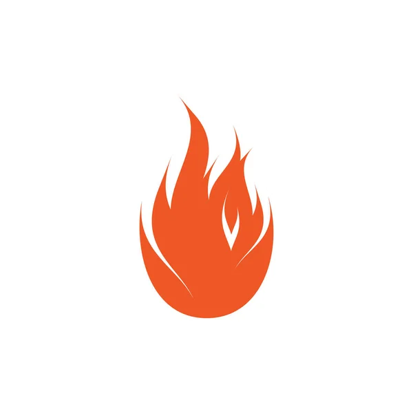 Ateş Biçimli Simge Logo Vektör Sembolü Tasarımı — Stok Vektör