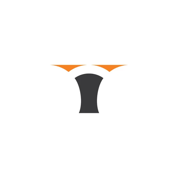 Стовп Логотип Літери Векторний Значок Символ — стоковий вектор