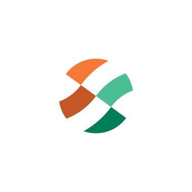 abstract letter s logo icon vector design