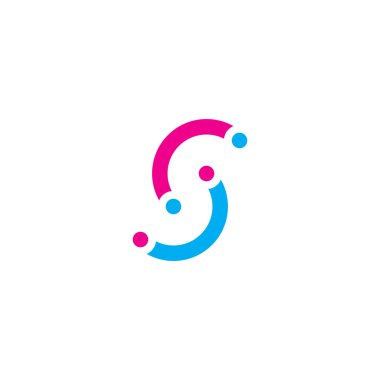 letter s logo icon vector design element