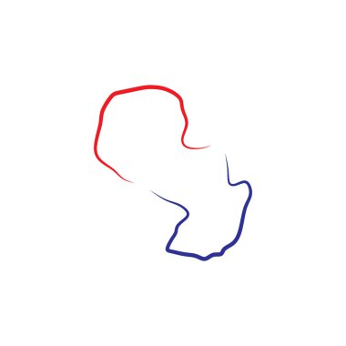 paraguay map vector logo icon symbol