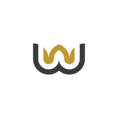 w logo letter icon symbol design