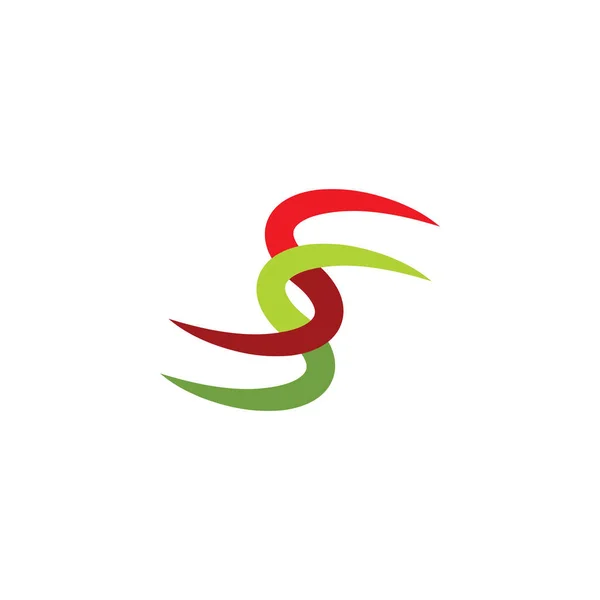 Double Lettre Icône Logo Vectoriel Design — Image vectorielle