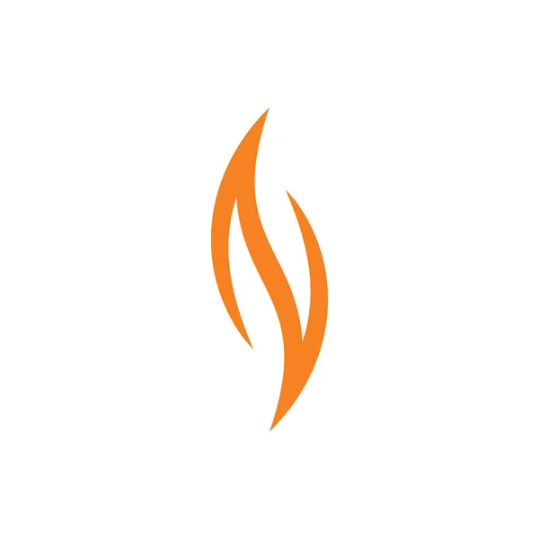 Φλόγα Φωτιάς Λογότυπος Διανυσματικός Σχεδιασμός — Διανυσματικό Αρχείο