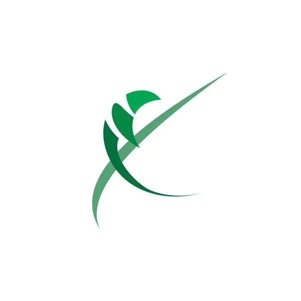 Lagarto Verde Logo Vector Icono Diseño — Archivo Imágenes Vectoriales