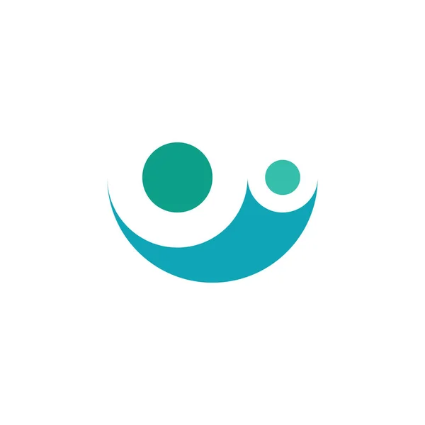 Parent Baby Sitter Logo Vectoriel Icône Design — Image vectorielle