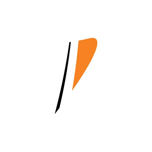 Letra Estilizada Design Vetor Logotipo — Vetor de Stock