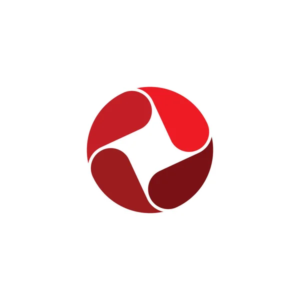 Переливання Кров Яного Кола Логотип Векторний Дизайн Піктограми — стоковий вектор