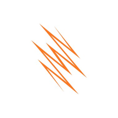 fırtına gök gürültüsü vektör çizimi tasarımı 