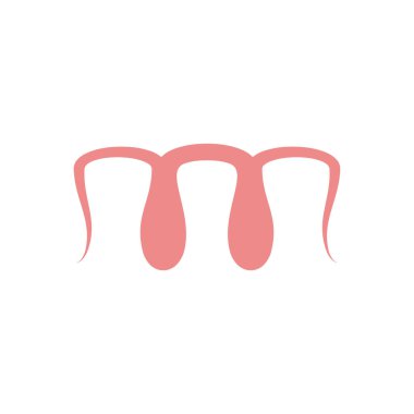 dişçi dişleri logosu protez ikon vektör tasarımı