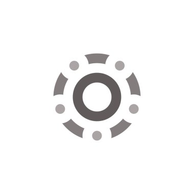 Kerteriz logo simgesi vektör element tasarımı