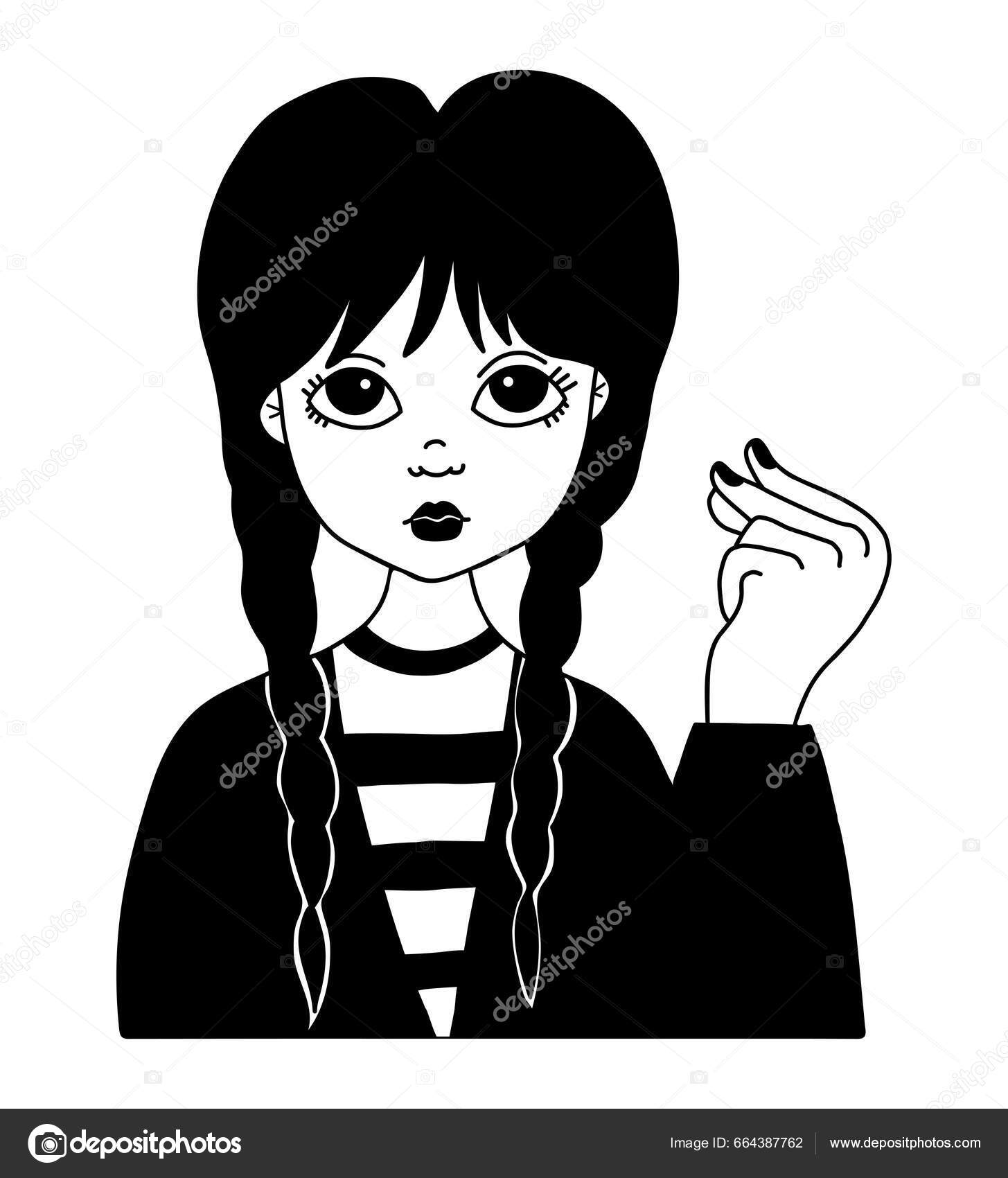 Download Wednesday Addams Addams Addams Family Royalty-Free Stock