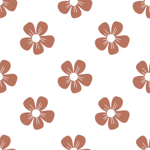 Kusursuz çiçek deseni. Zarif Minimal Çiçekler