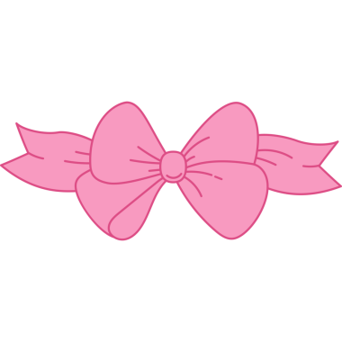 Klasik Coquette Pembe Fiyonk. Romantik kız havası