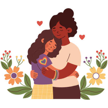 Etnik Çift. Gurur Ayı. LGBTQ topluluğu