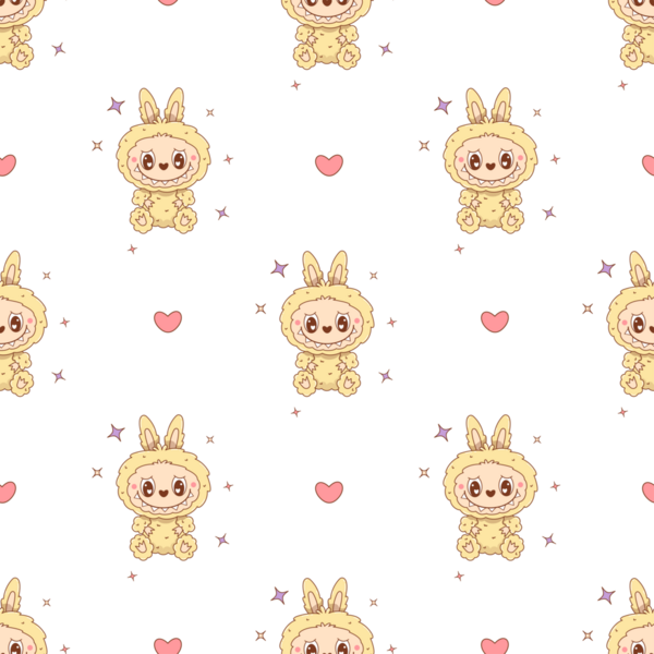 Kusursuz desen Sevimli Canavar Oyuncak Labubu