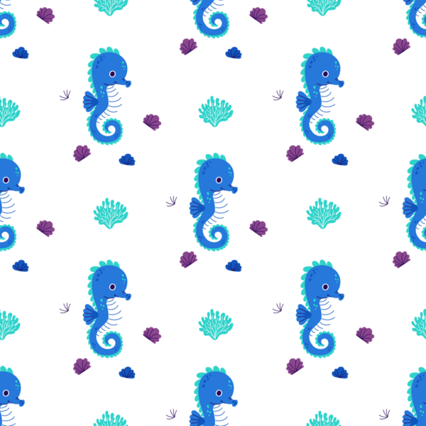 Su altı Kusursuz Düzen. Şirin Deniz Atı