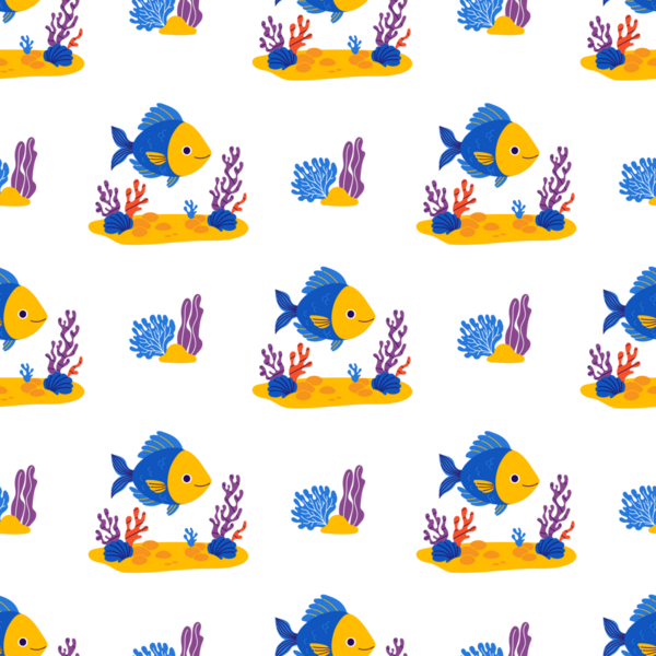 Su altı Kusursuz Düzen. Şirin Deniz Balığı, Bitki Aalgae ve Deniz Yatağı