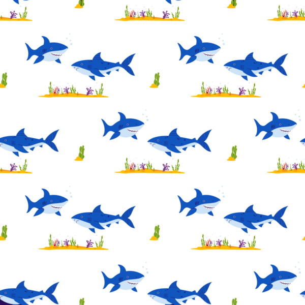 Su altı Kusursuz Düzen. İki Köpek Balığı Yosun ve Sandy Deniz Yatağı ile Vahşi Hayvanlar