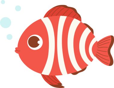 Şirin Tropikal çizgili Balık