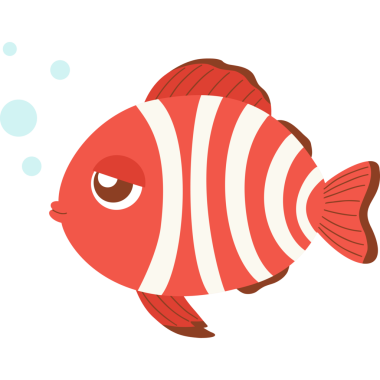 Şirin Tropikal çizgili Balık