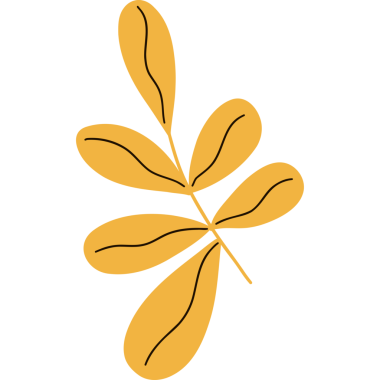 Sonbahar yaprakları dallanır. Çizgi el çizimi